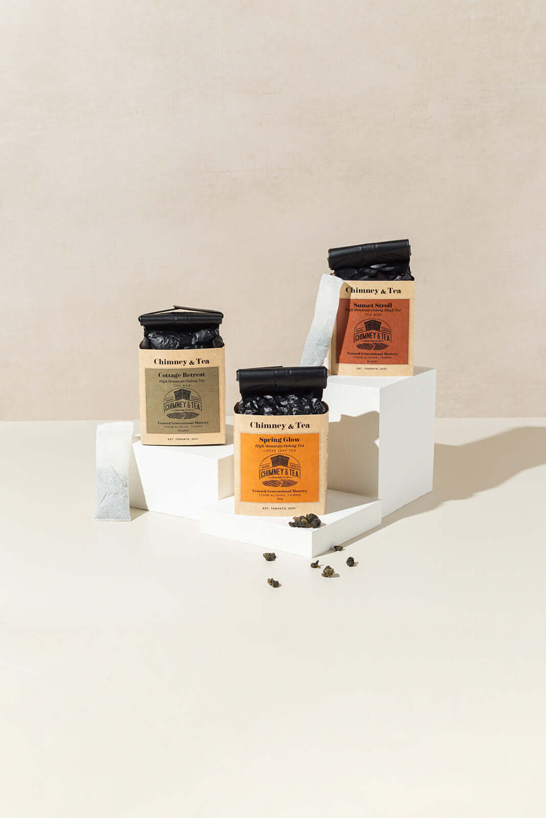Oolong Tea bundle set refill packaging