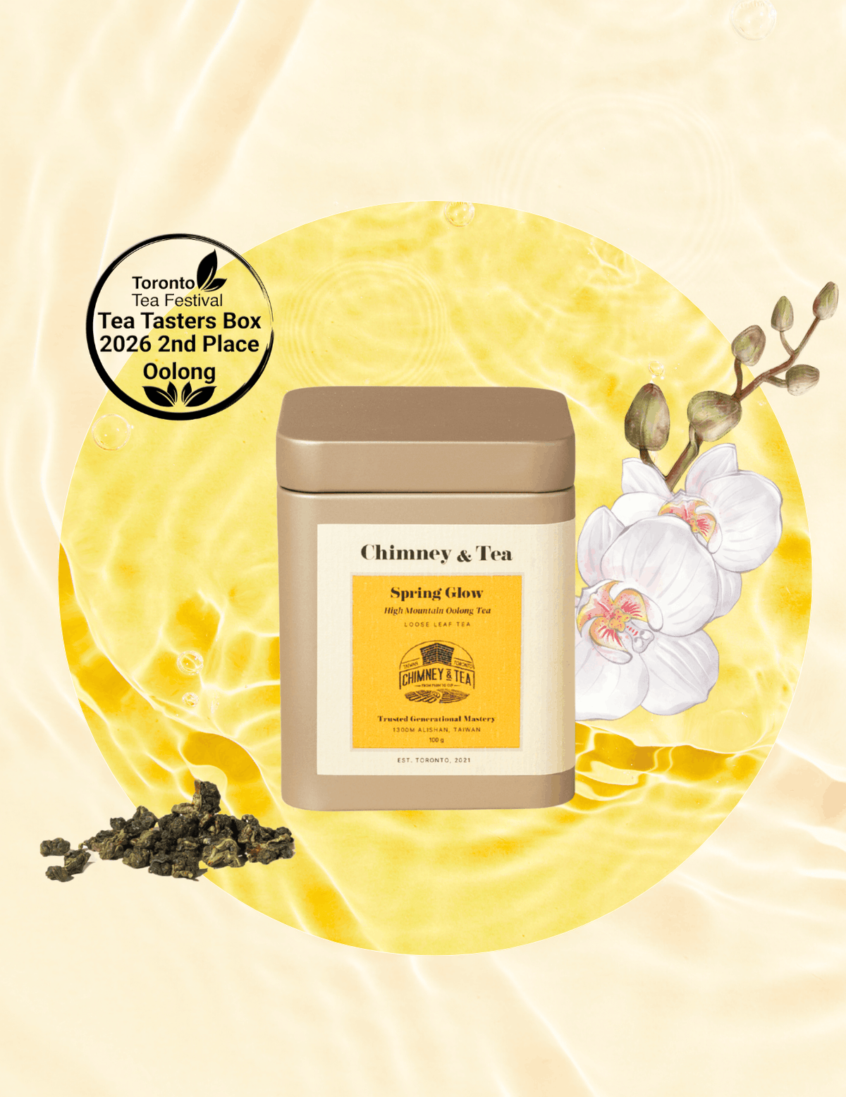 Spring Glow High Mountain Oolong Tea – Chimney & Tea