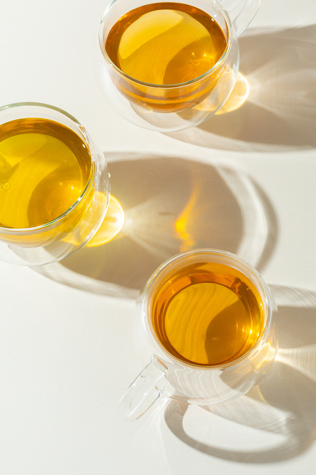 Oolong tea in tea cups