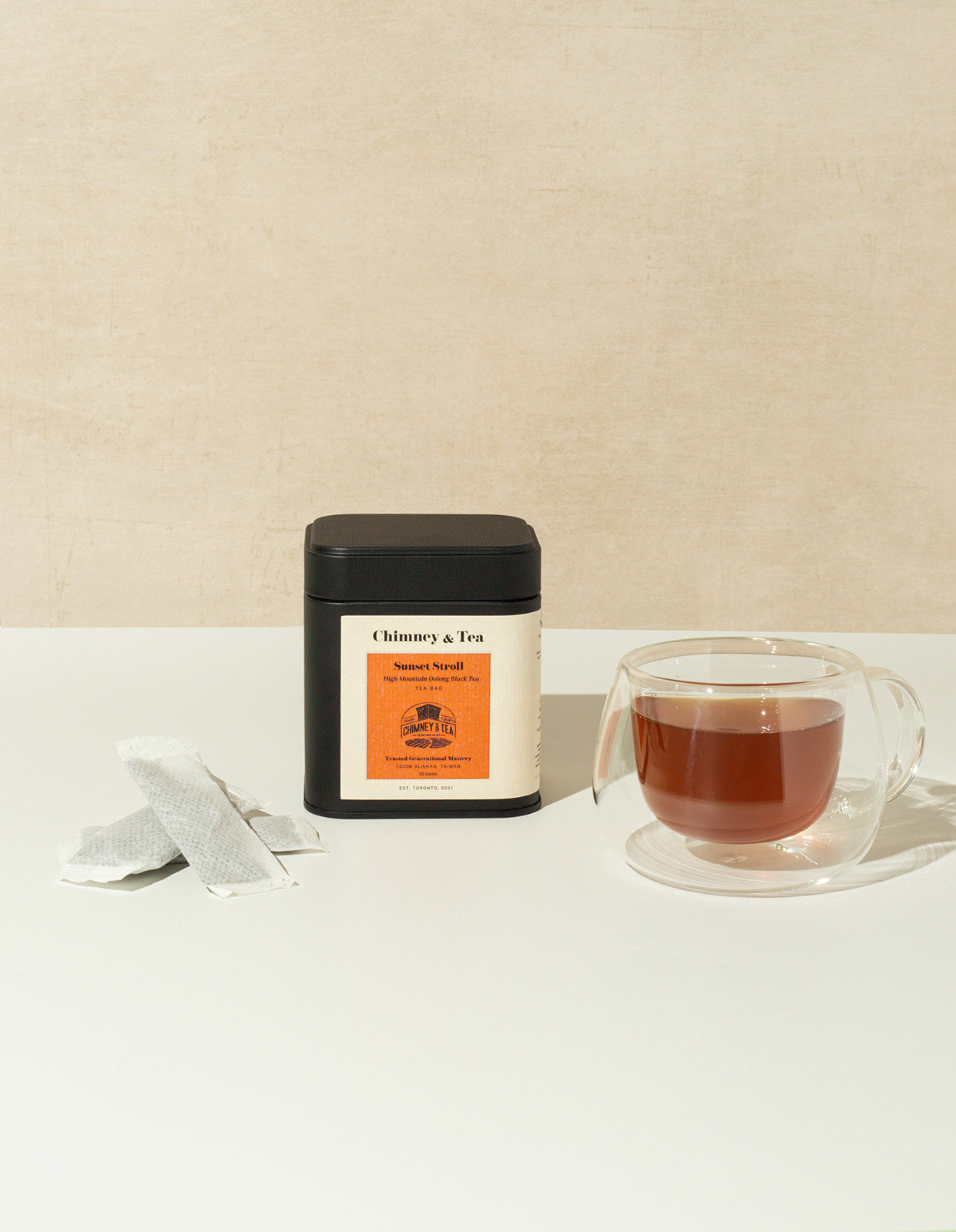 For Black Tea Lovers | Sunset Stroll High Mountain Oolong Black Tea | 30 Tea Bags
